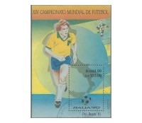 B86 CAMPEONATO MUNDIAL DE FUTEBOL  1990 - 8213  CARIMBADO